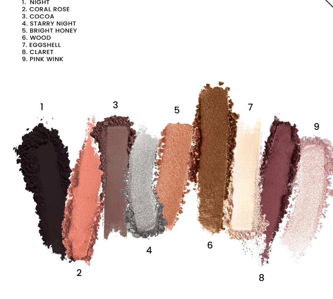 GLAM EYESHADOW BROWNIE PALETTE