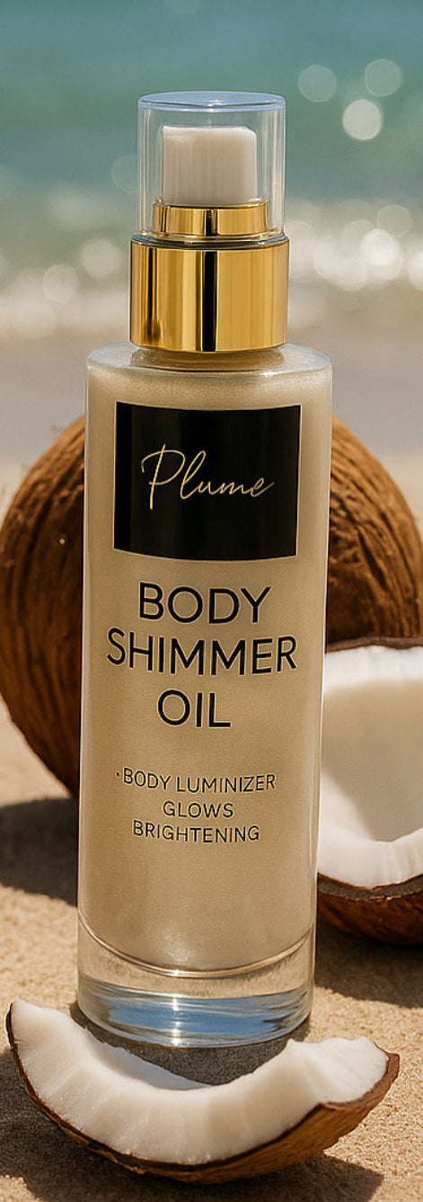 Coconut Body Oil Glitter