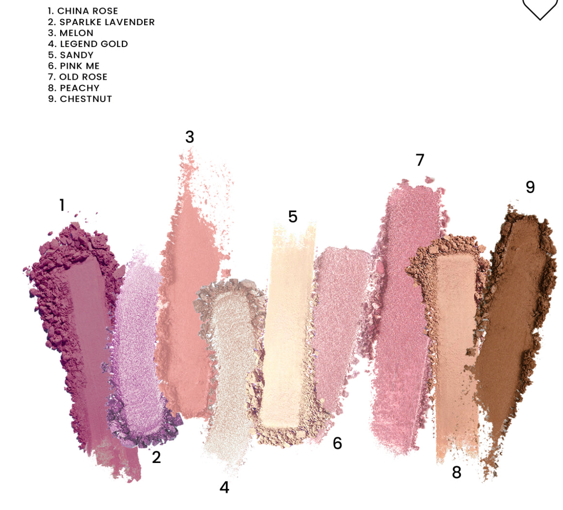 GLAM EYESHADOW GORGEOUS PALETTE