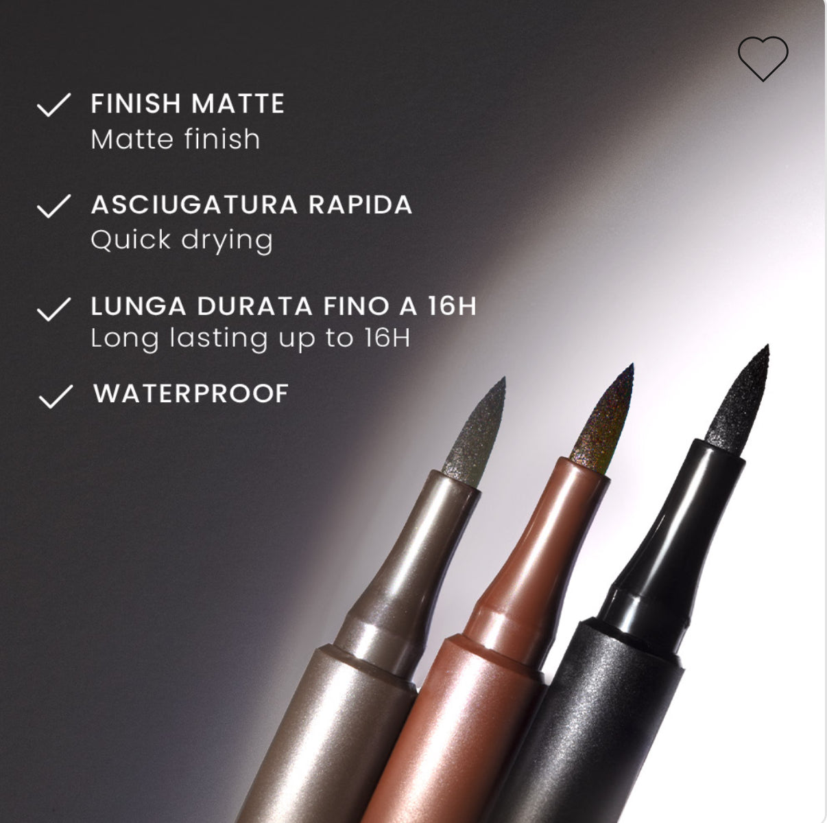 ICONIC INK• Eye-liner h24 in 3 colori