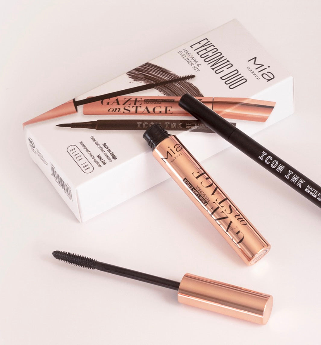 EYECONIC DUO • Gaze on stage mascara - Icon Ink 01 Black Ink