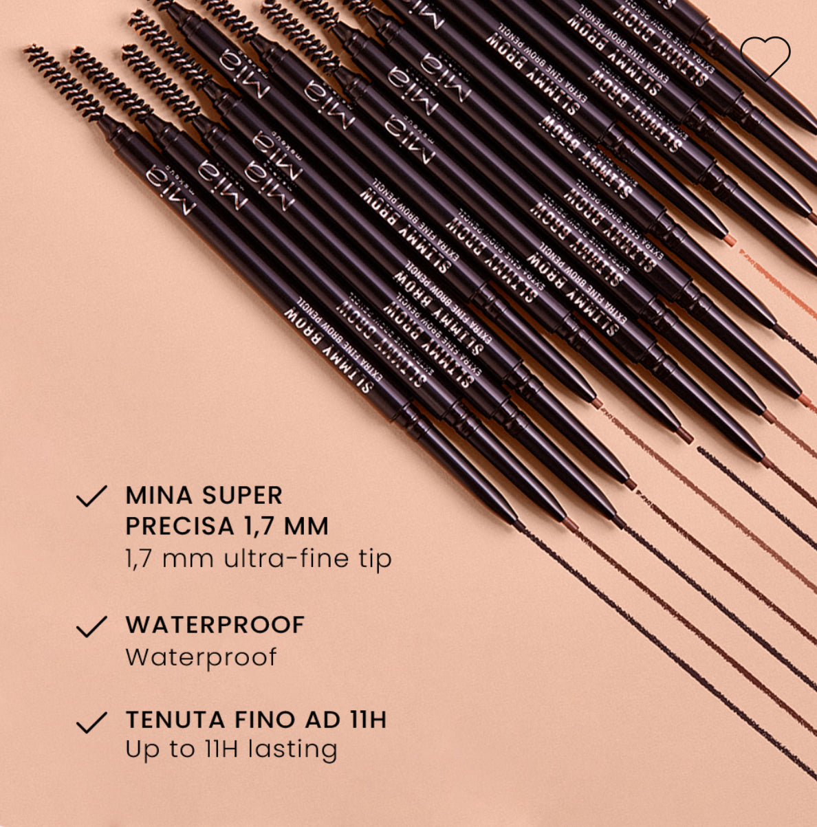 SLIMMY BROW • Matite sopracciglia waterproof