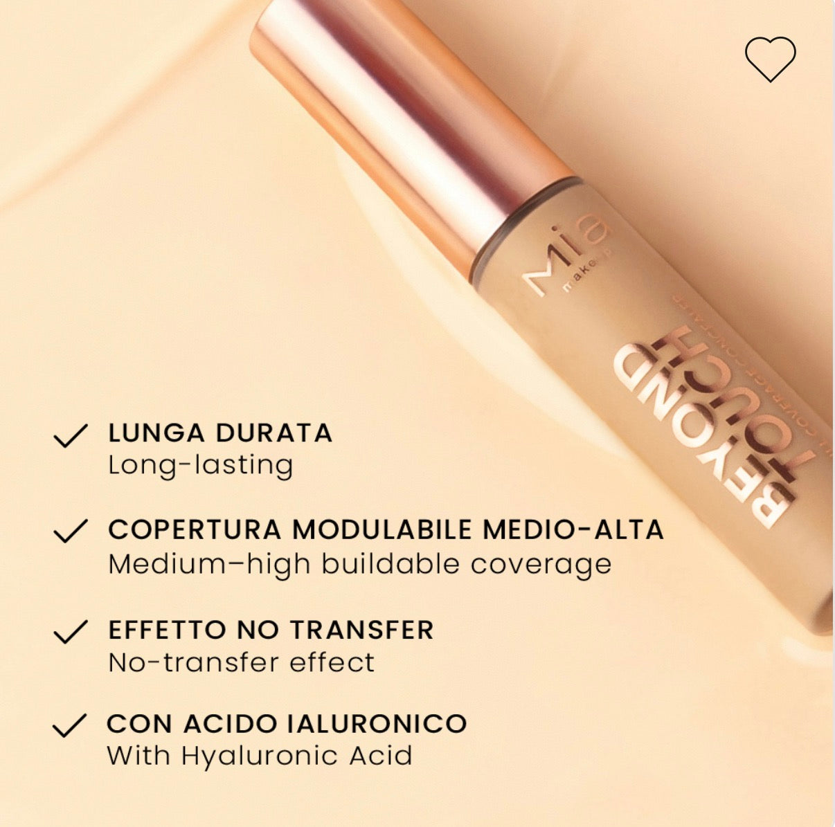 Beyond Touch Concealer – Correttore Effetto filtro senza filtro